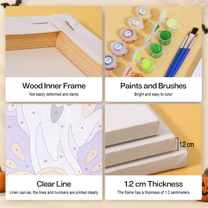 Polka-Dot Pumpkin Party Prints mini paint by numbers – image 9