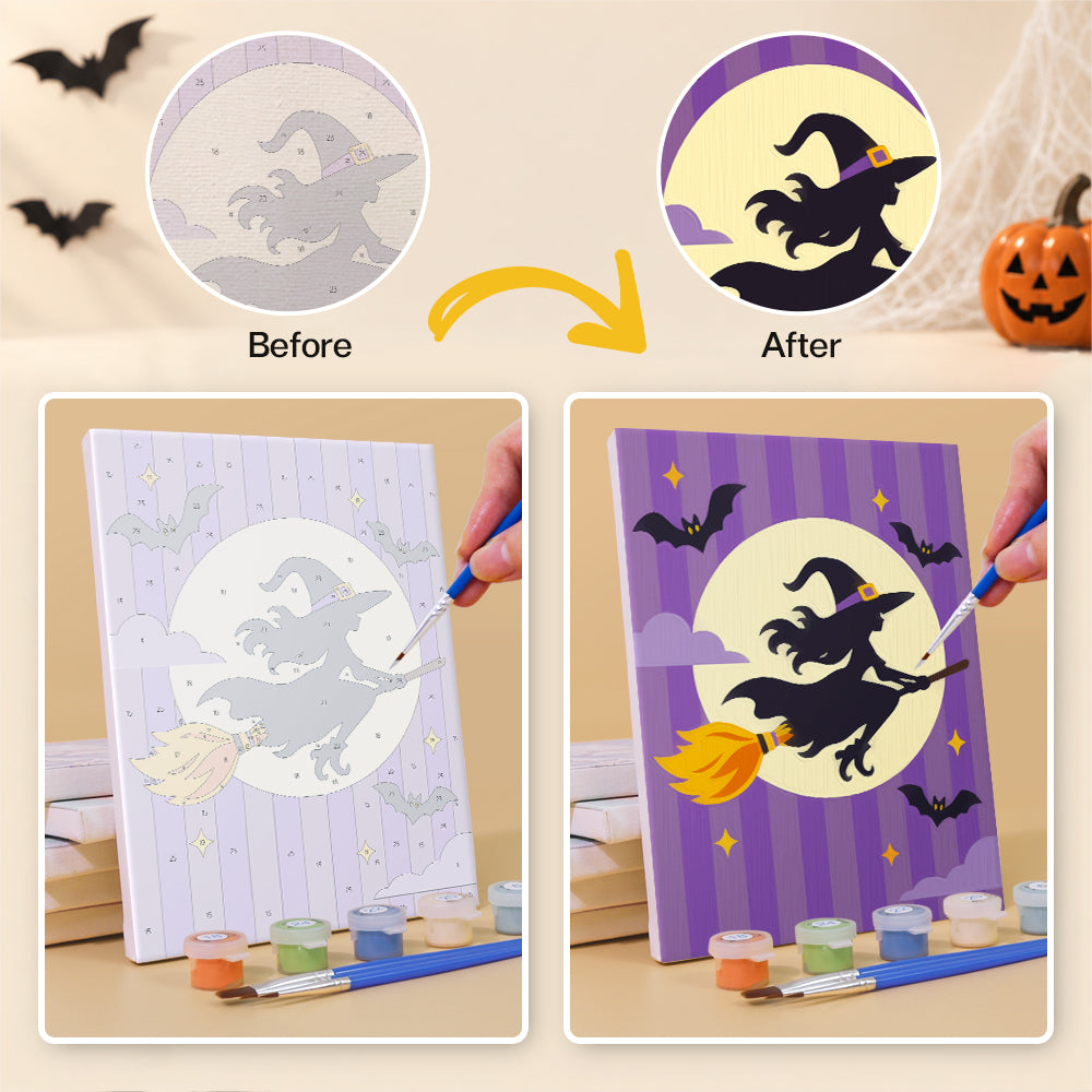 Polka-Dot Pumpkin Party Prints mini paint by numbers – image 10