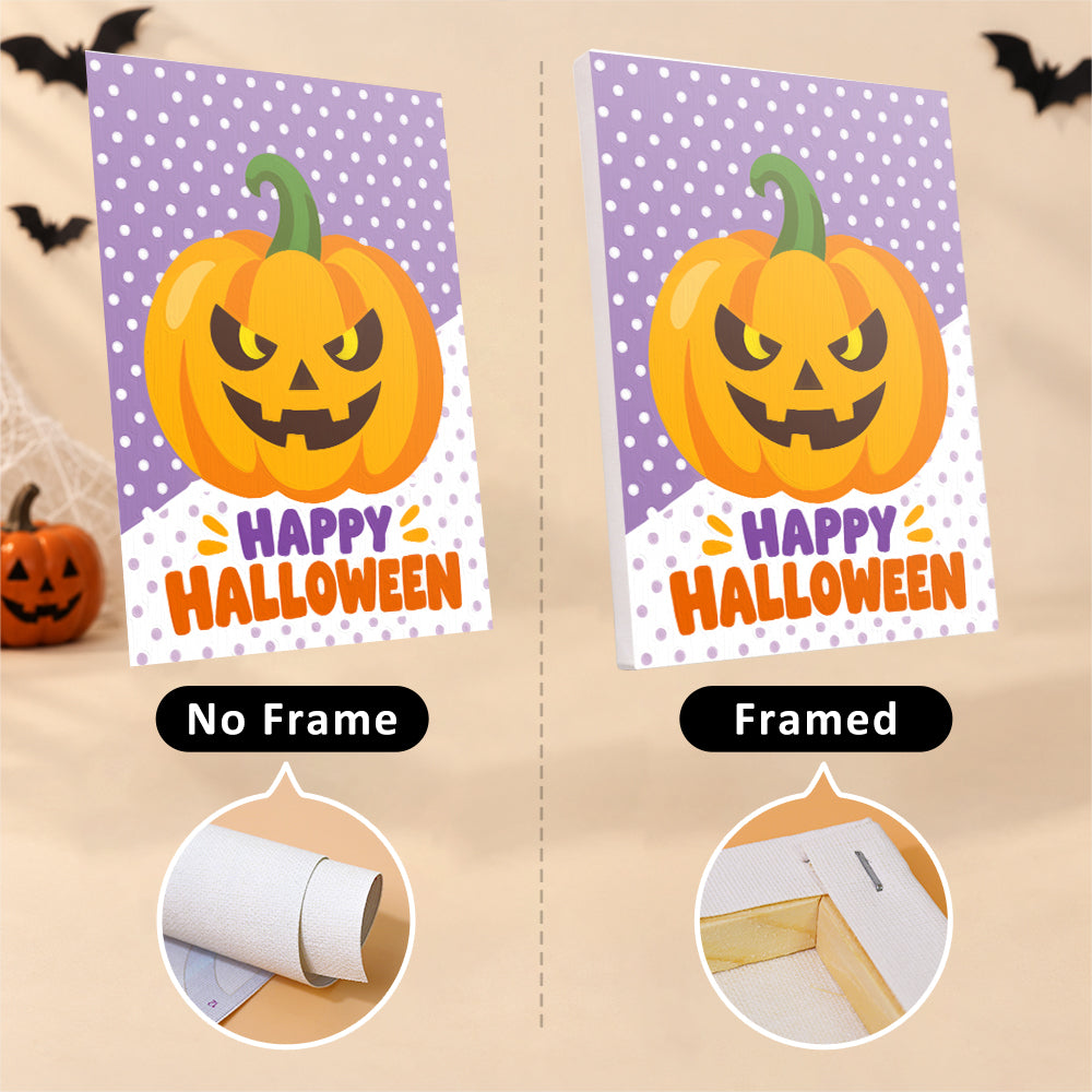 Polka-Dot Pumpkin Party Prints mini paint by numbers – image 13
