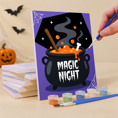 Bold Spooky Night mini paint by numbers – image 3