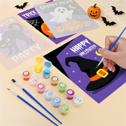 Bold Spooky Night mini paint by numbers – image 12