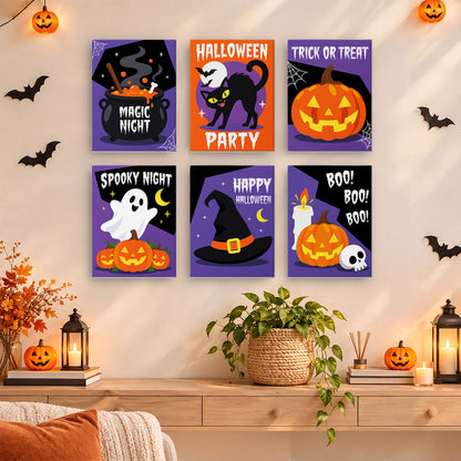 Bold Spooky Night mini paint by numbers – image 14