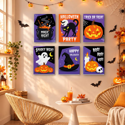 Bold Spooky Night mini paint by numbers – image 16