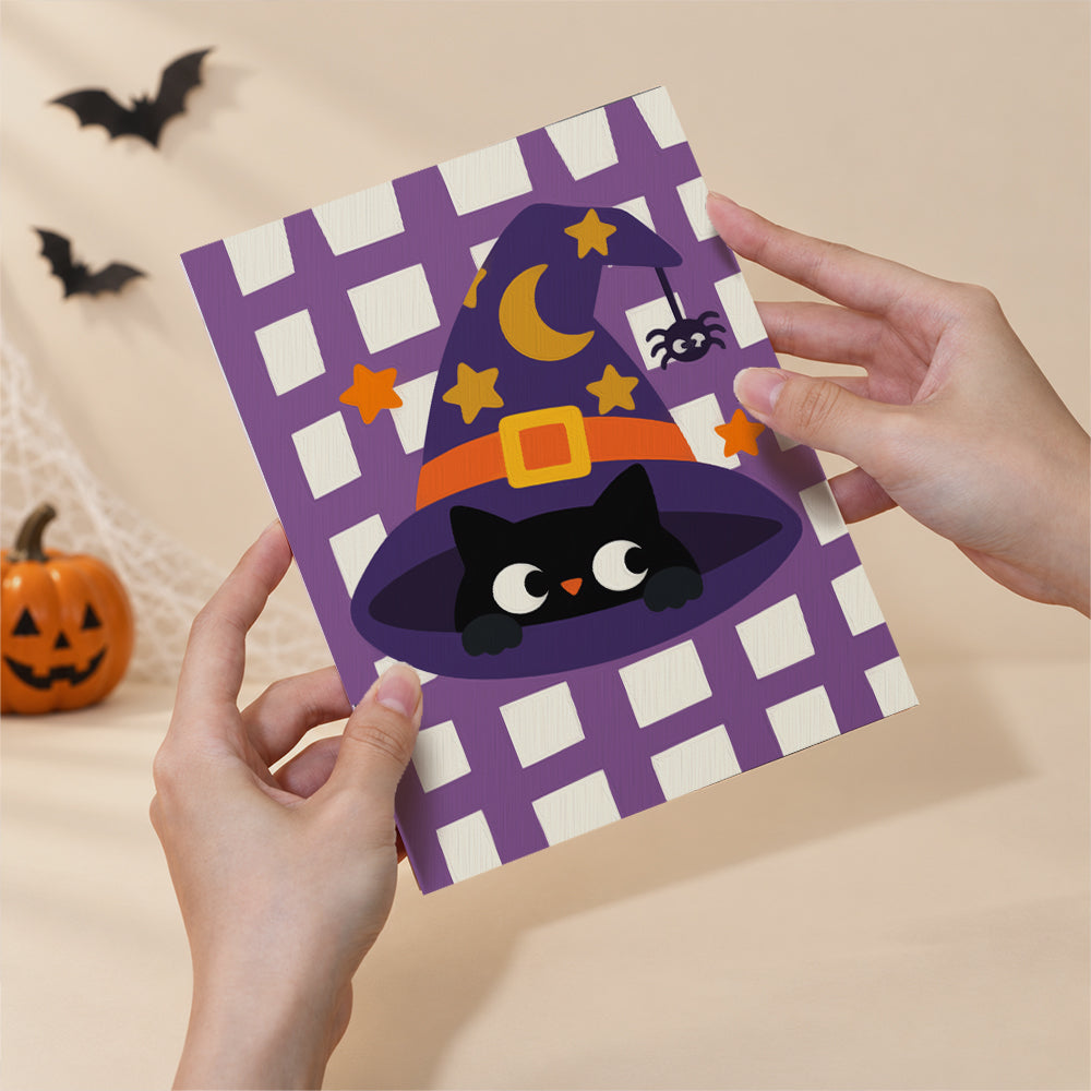 Gingham Check Halloween Cuties mini paint by numbers – image 6