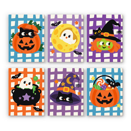 Cute Halloween Lattice mini paint by numbers – image 7