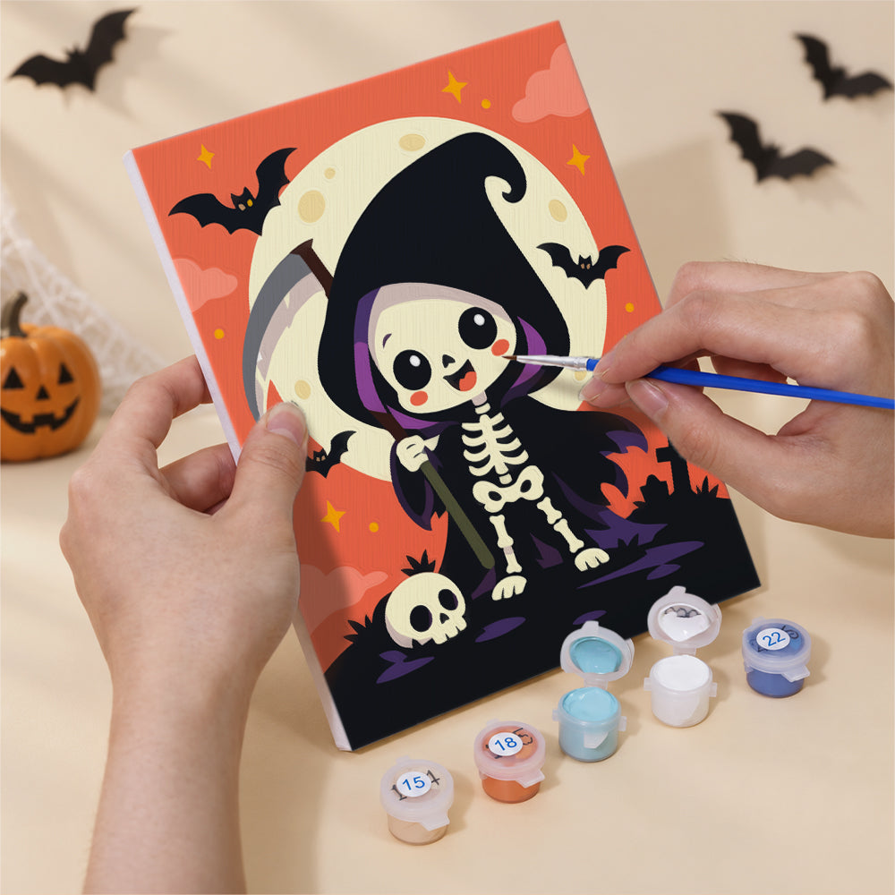 Cute Moonlit Halloween mini paint by numbers – image 5