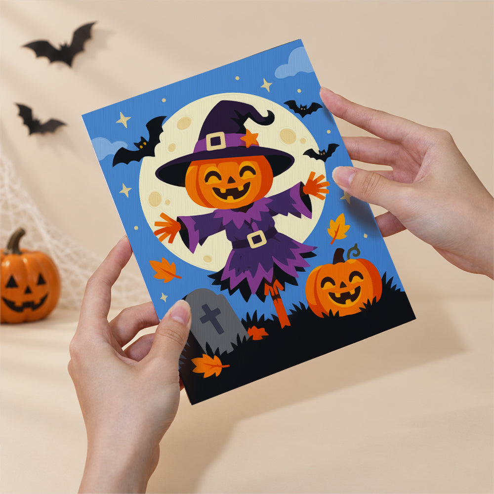 Cute Moonlit Halloween mini paint by numbers – image 6