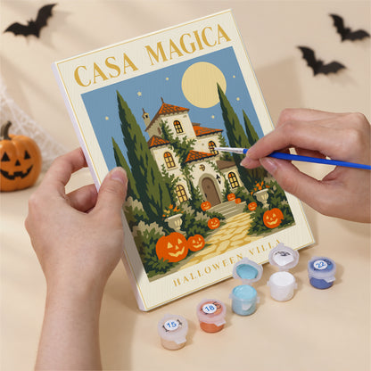 Vintage Botanical Halloween mini paint by numbers – image 5