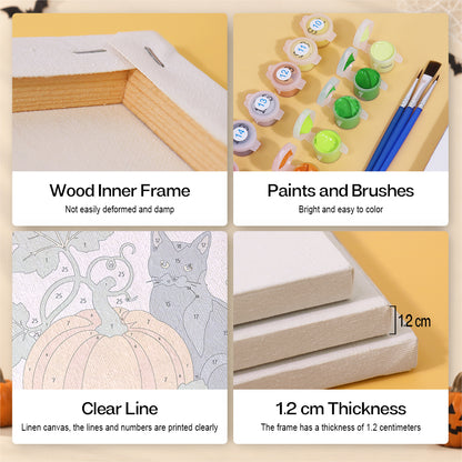 Vintage Botanical Halloween mini paint by numbers – image 9