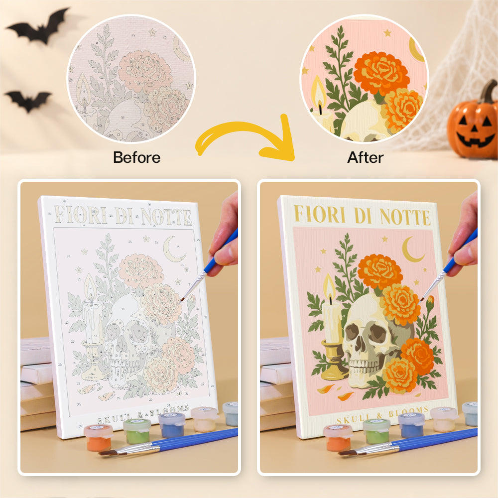 Vintage Botanical Halloween mini paint by numbers – image 10