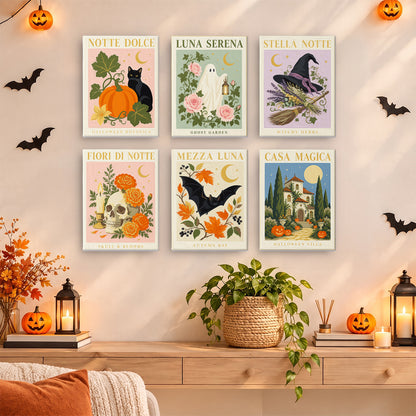 Vintage Botanical Halloween mini paint by numbers – image 14