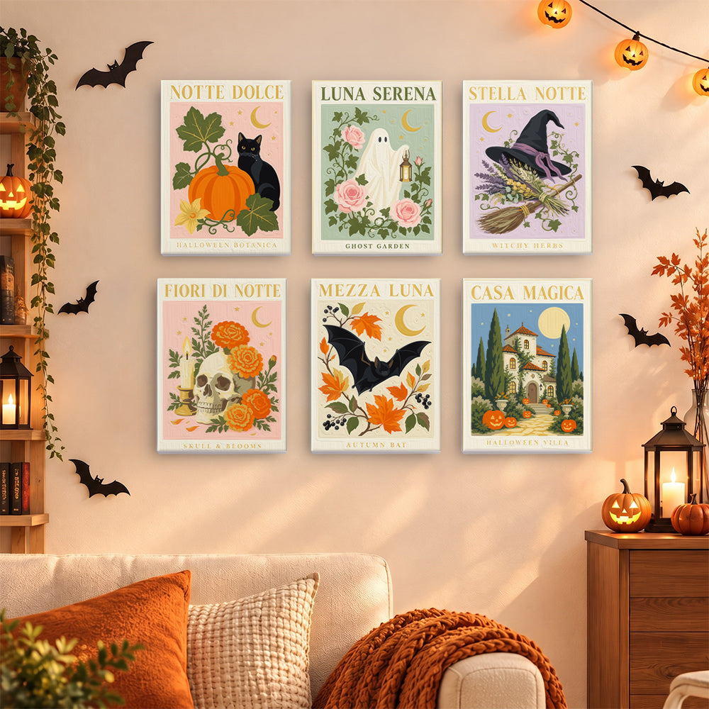 Vintage Botanical Halloween mini paint by numbers – image 15