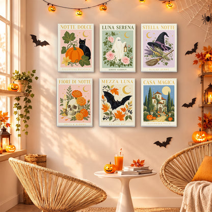 Vintage Botanical Halloween mini paint by numbers – image 16