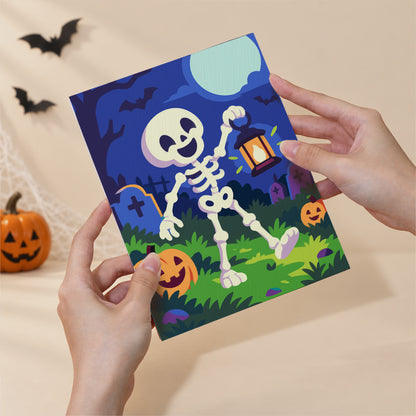 Lantern Skeleton and Desert Mummy mini paint by numbers – image 6