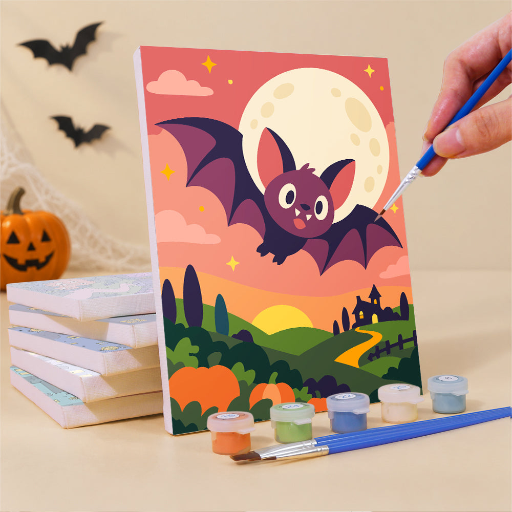 Bright Halloween Night mini paint by numbers – image 3