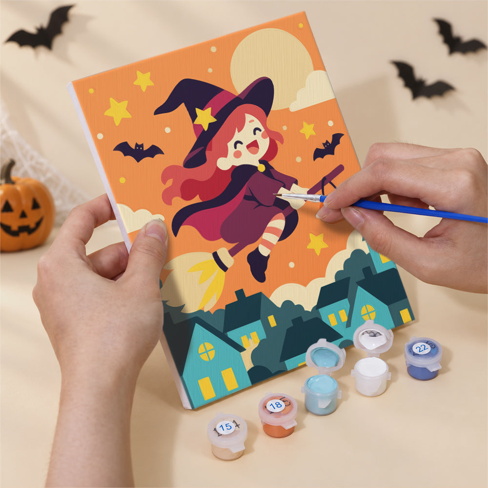 Bright Halloween Night mini paint by numbers – image 5