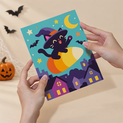 Bright Halloween Night mini paint by numbers – image 6