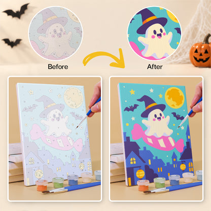 Bright Halloween Night mini paint by numbers – image 10