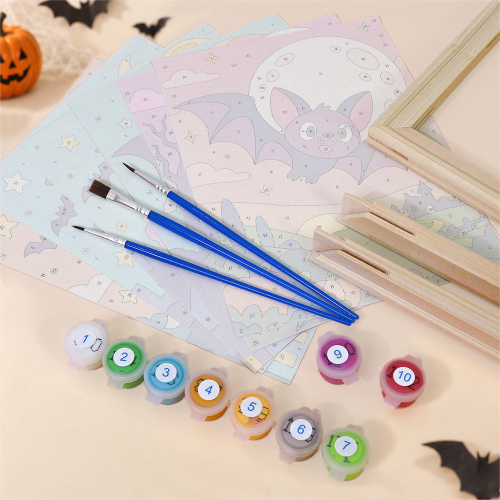 Bright Halloween Night mini paint by numbers – image 11
