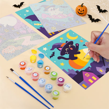 Bright Halloween Night mini paint by numbers – image 12