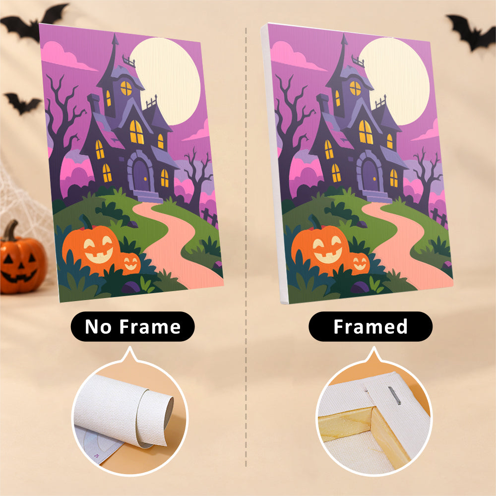 Bright Halloween Night mini paint by numbers – image 13
