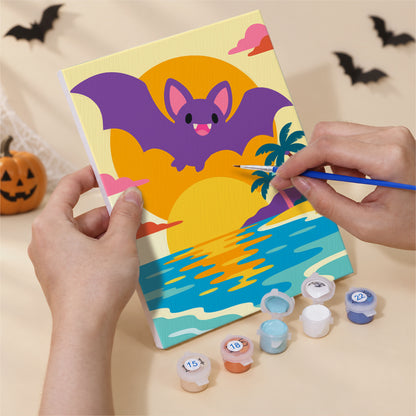 Halloween Beach Vacation mini paint by numbers – image 5