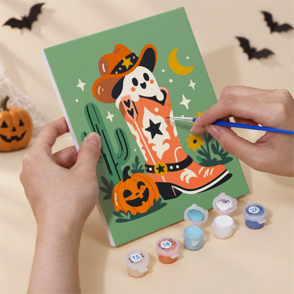 Wild West Skeleton Cowboys mini paint by numbers – image 5