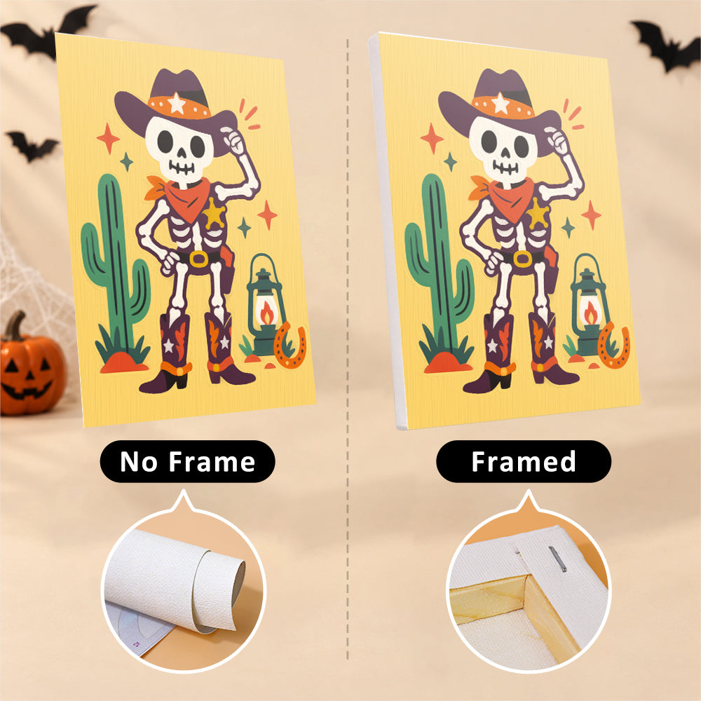 Wild West Skeleton Cowboys mini paint by numbers – image 13
