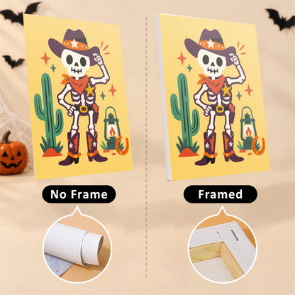 Wild West Skeleton Cowboys mini paint by numbers – image 13