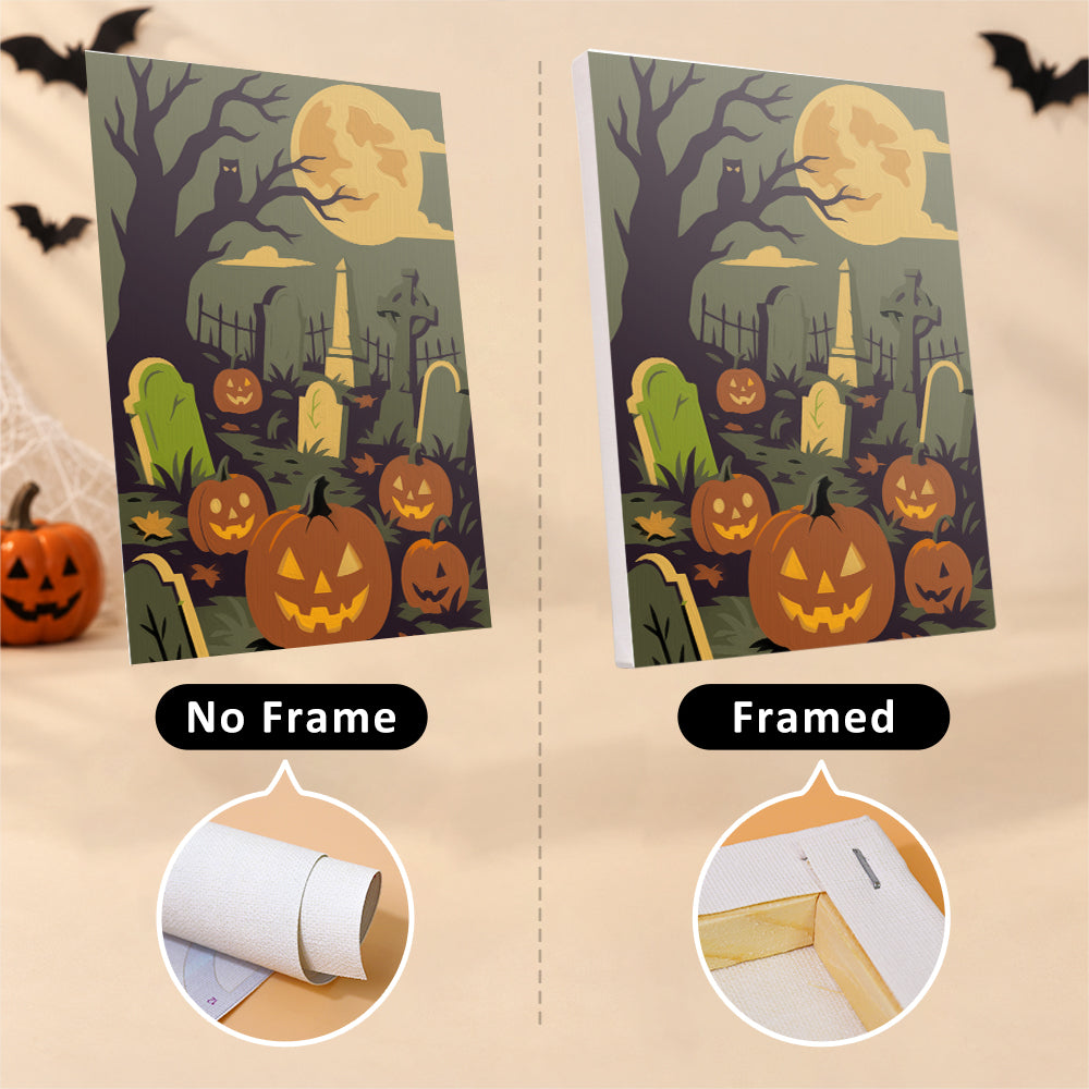 Red Door Trick-or-Treat Night mini paint by numbers – image 13