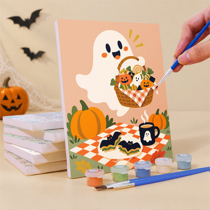 Vampire and Ghost Autumn Picnic mini paint by numbers – image 3