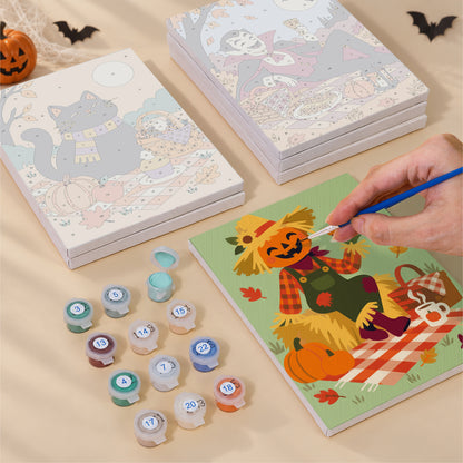 Vampire and Ghost Autumn Picnic mini paint by numbers – image 4