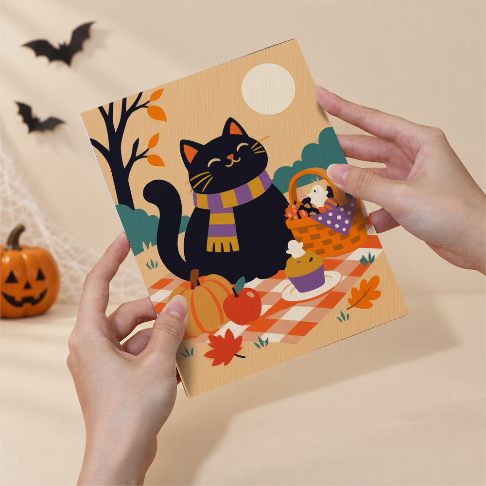 Vampire and Ghost Autumn Picnic mini paint by numbers – image 6