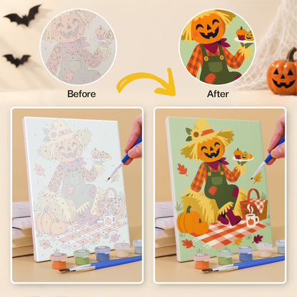 Vampire and Ghost Autumn Picnic mini paint by numbers – image 10