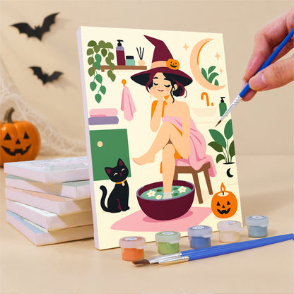 Halloween Spa Day mini paint by numbers – image 3