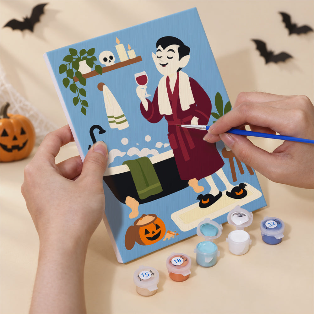 Halloween Spa Day mini paint by numbers – image 5