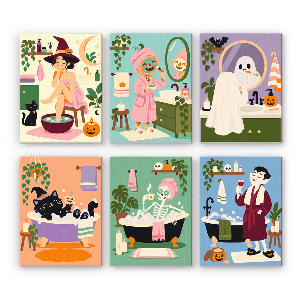 Halloween Spa Day mini paint by numbers – image 7