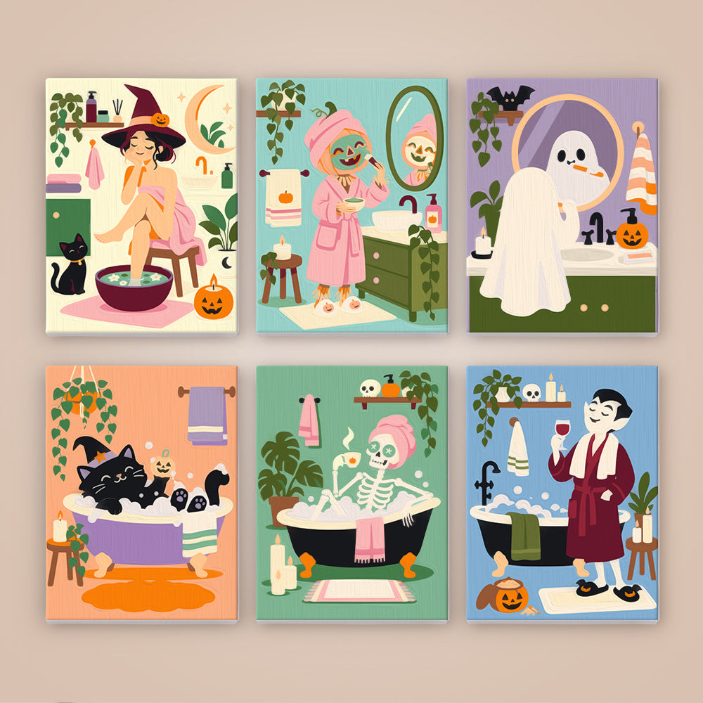 Halloween Spa Day mini paint by numbers – image 8