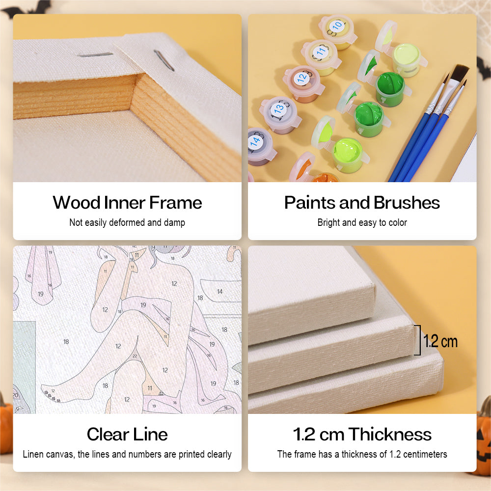 Halloween Spa Day mini paint by numbers – image 9
