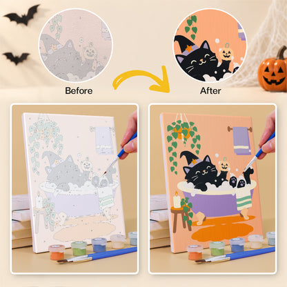 Halloween Spa Day mini paint by numbers – image 10