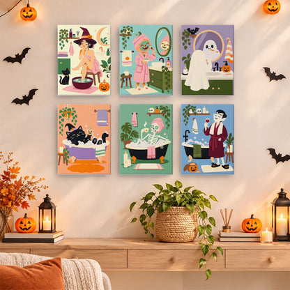Halloween Spa Day mini paint by numbers – image 14