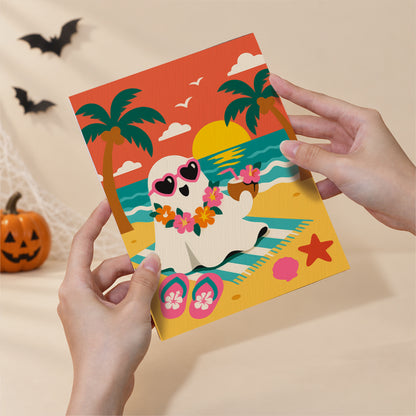 Surfing Vampire Beach Bash mini paint by numbers – image 6