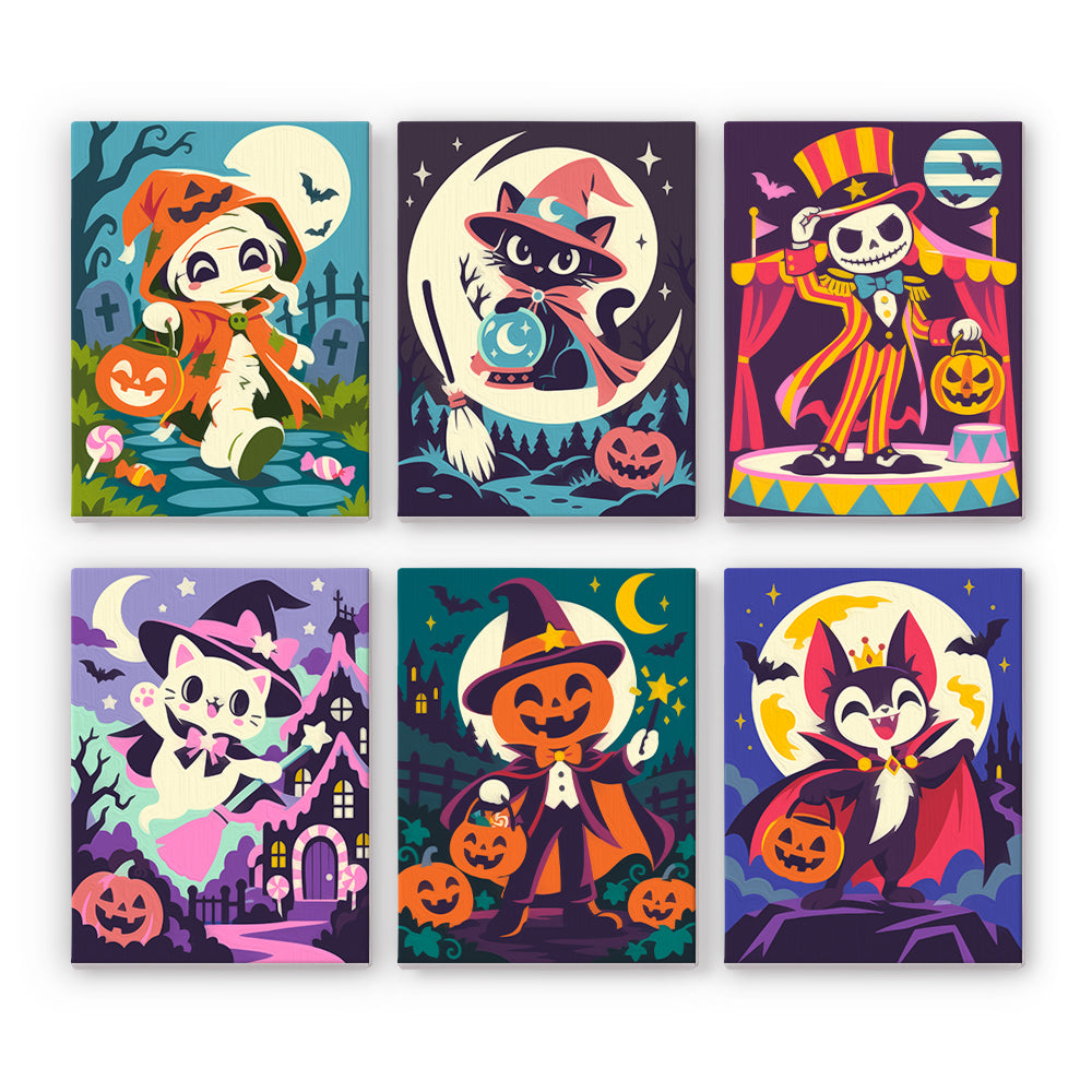 Whimsical Halloween Magic mini paint by numbers – image 7