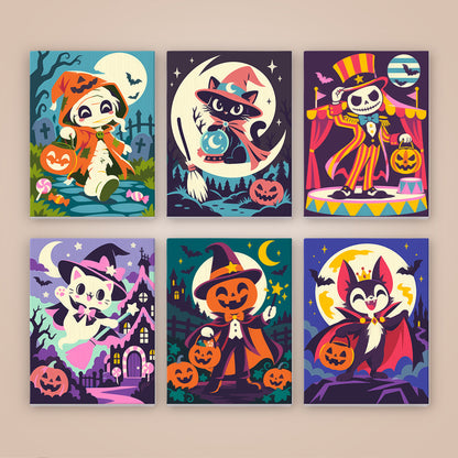 Whimsical Halloween Magic mini paint by numbers – image 8