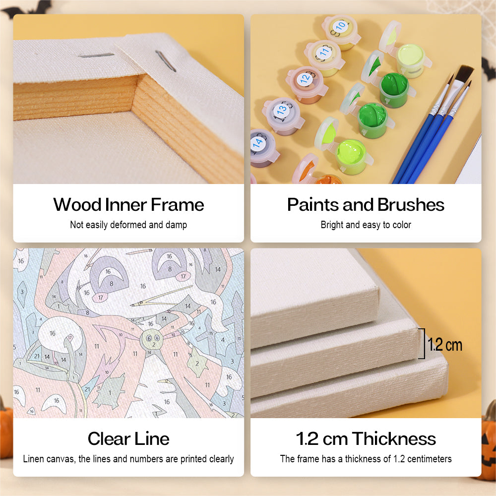 Whimsical Halloween Magic mini paint by numbers – image 9