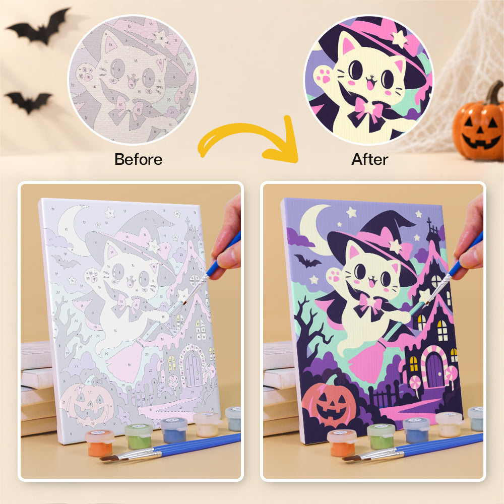 Whimsical Halloween Magic mini paint by numbers – image 10