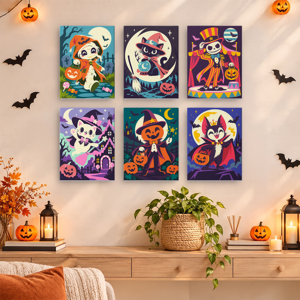 Whimsical Halloween Magic mini paint by numbers – image 14