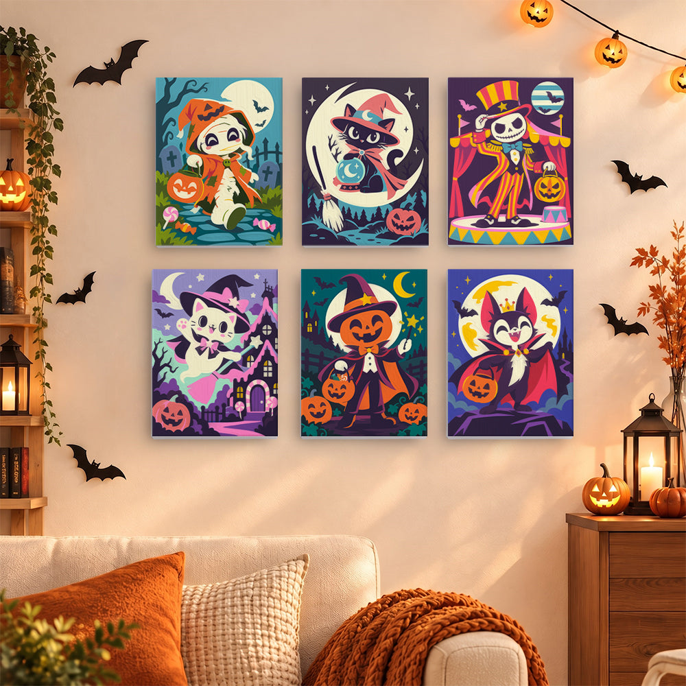 Whimsical Halloween Magic mini paint by numbers – image 15