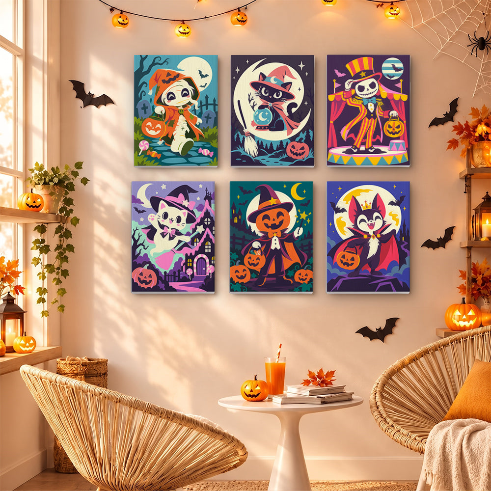 Whimsical Halloween Magic mini paint by numbers – image 16