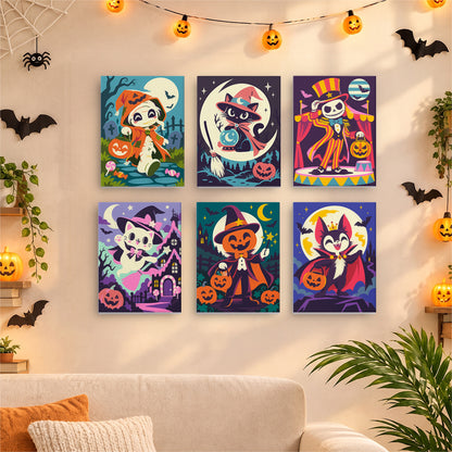 Whimsical Halloween Magic mini paint by numbers – image 17